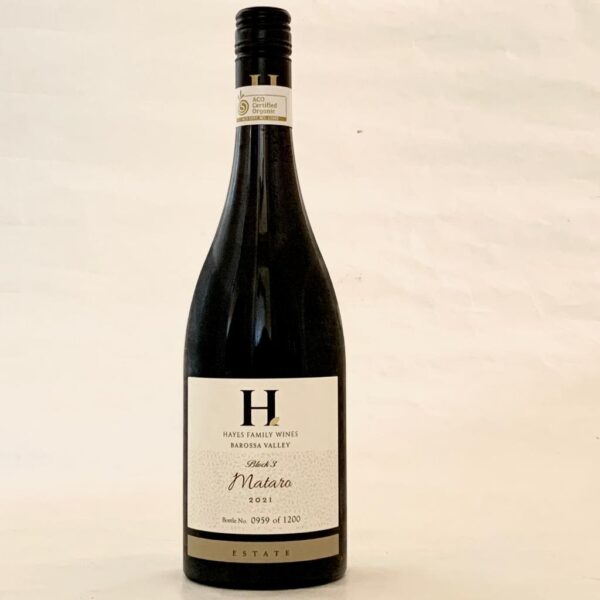 Hayes Family Wines, 'Block 3' Estate Mataro 2021